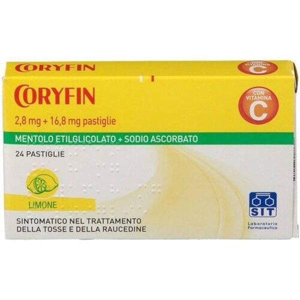Coryfin C 2,8 Mg + 16,8 Mg, 24 Pastiglie