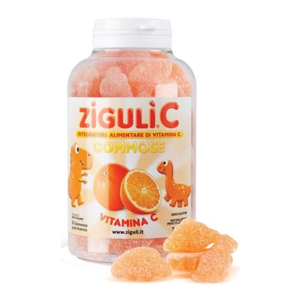 Zigulì C Integratore con vitamina C 60 caramelle gommose all'arancia