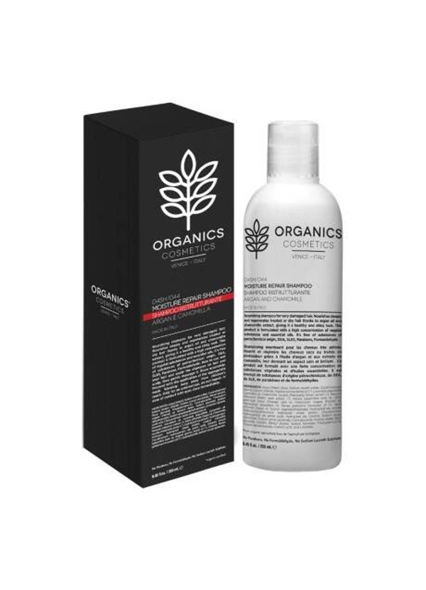 Organics Pharm Shampo nutritivo per capelli danneggiati con olio di argan e camomilla - 250 ml