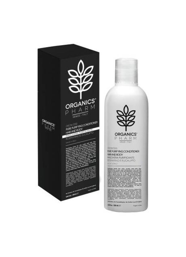 Organics Pharm maschera purificante corpo e capelli con rosmarino ed eucalipto - 250 millilitri