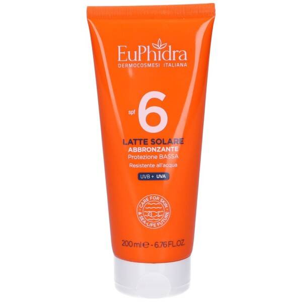 Euphidra Latte solare abbronzante protezione bassa spf 6