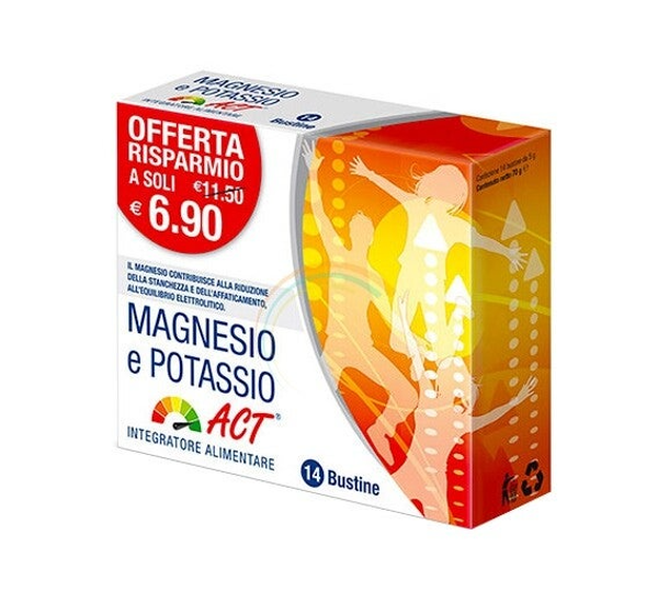 Magnesio Potassio Integratore Granulato 14 Buste