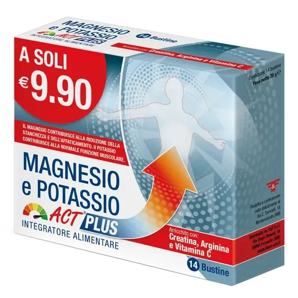 Magnesio Potassio Act Plus 14 Bustine