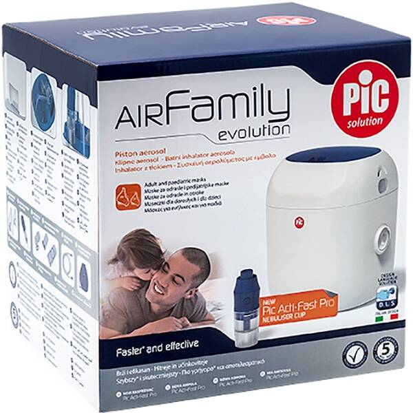 Pic Air Family Evolution Aerosol a Pistone per Aerosolterapia