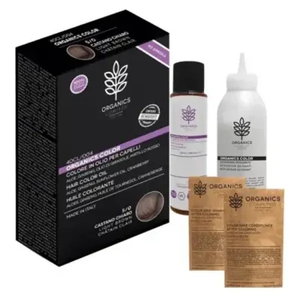 Organics Pharm Tinta per capelli 5/0 Castano Chiaro