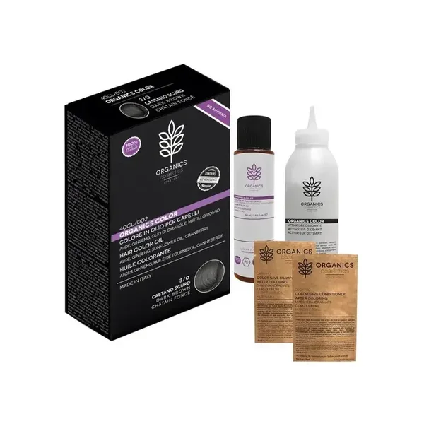 Organics Pharm Tinta per capelli 3/0 Castano Scuro