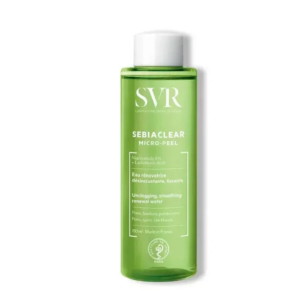 Svr Sebiaclear Micro-Peel - Acqua rinnovatrice purificante per il viso - 150 ml