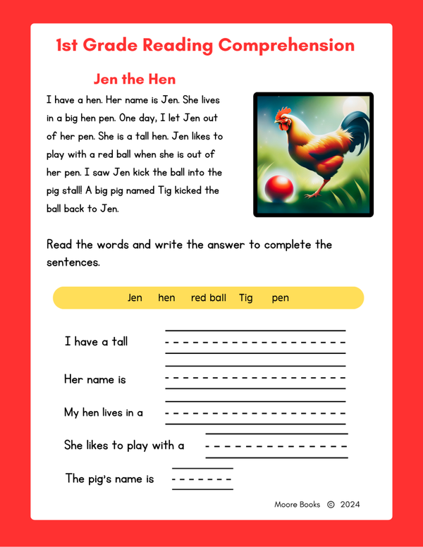 Jen the Hen - Printable