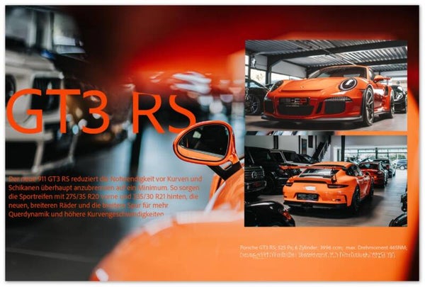 Porsche GT3RS Aluminiumdruck