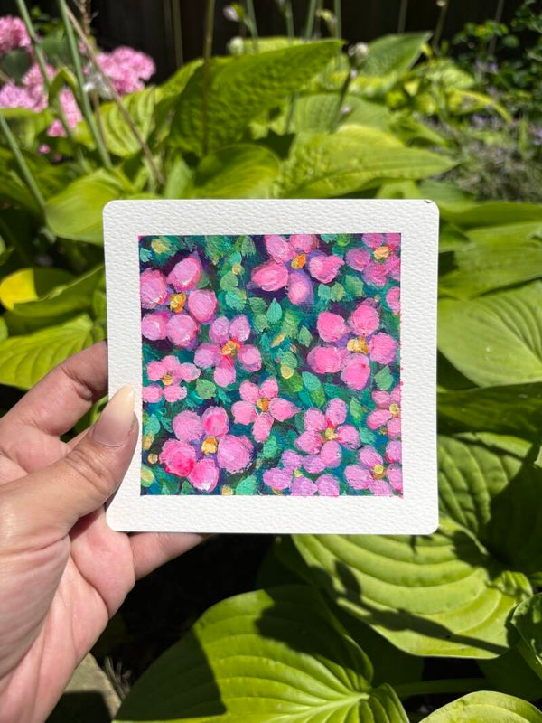 Soft Green and Pink #1
