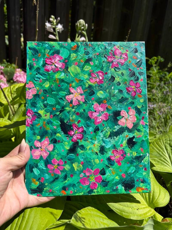 Bright Green and Pink #3