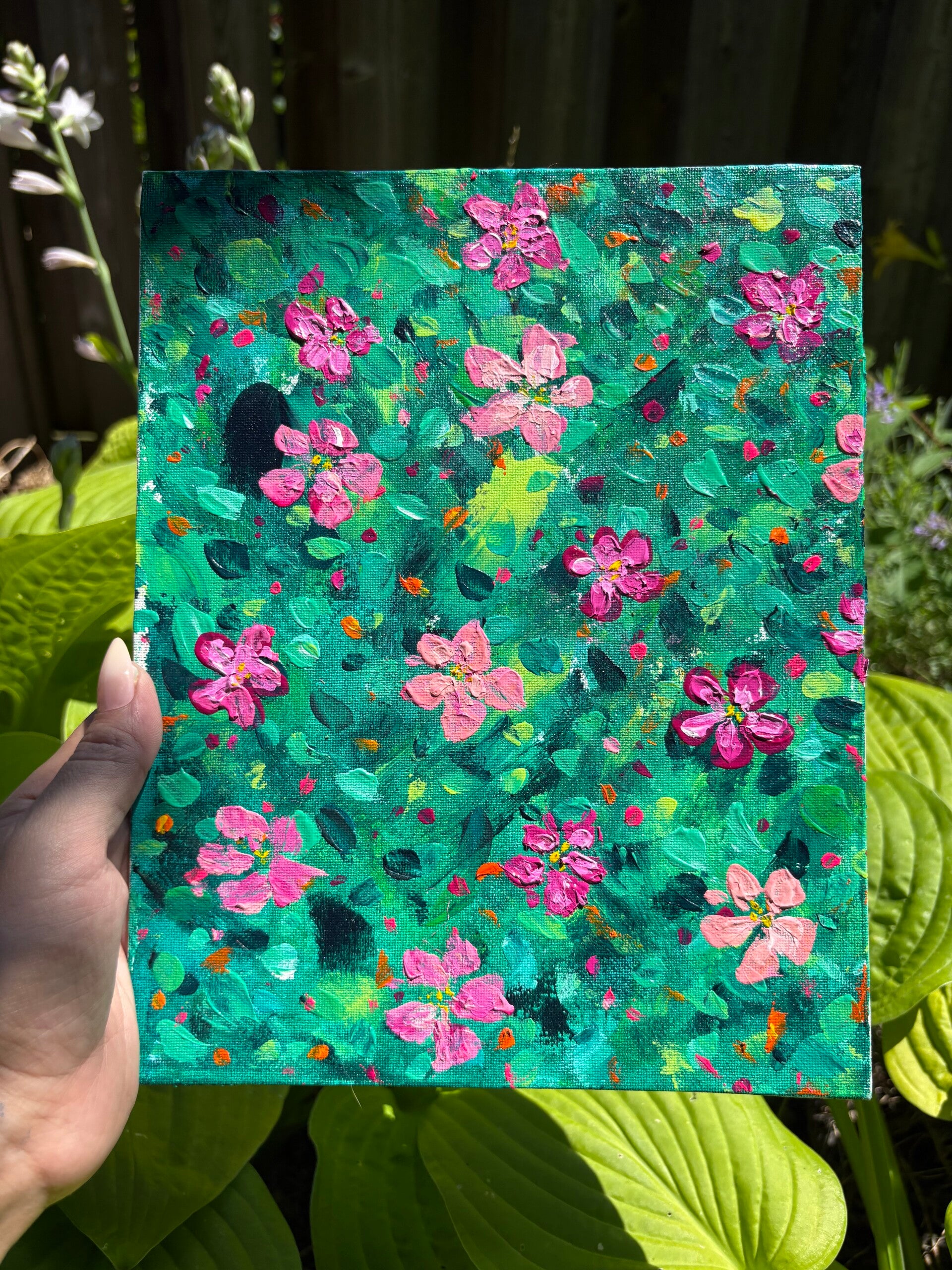 Bright Green and Pink #2