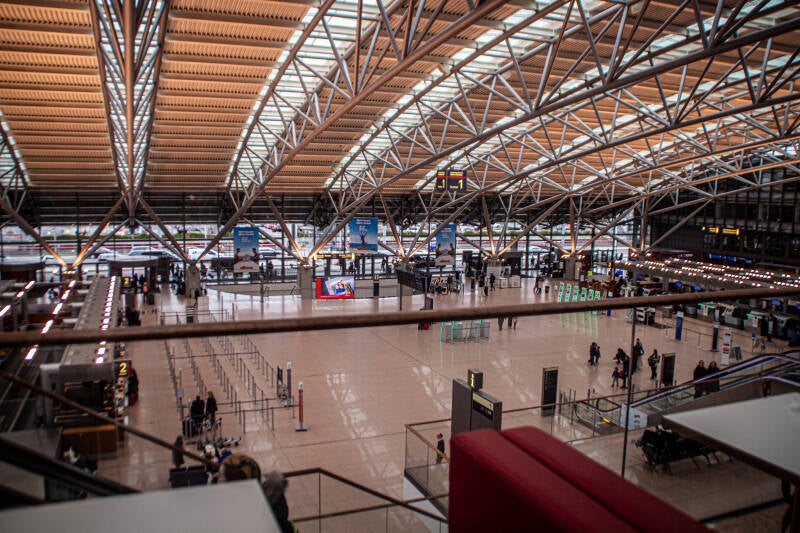 Hamburg airport, maart 2025
