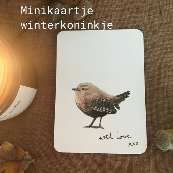 Vervang gratis kaartje door Mini wenskaart