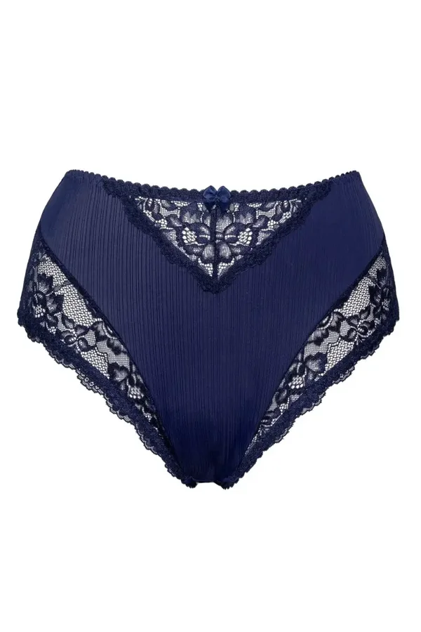 M151 Plaisir Maxi Slip Beate – Donkerblauw – Maten 40 t/m 56