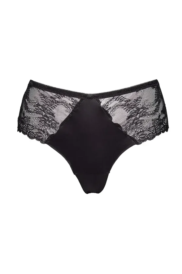 M2053 Plaisir Lush Brazilian – Zwart – Maten 40 t/m 48