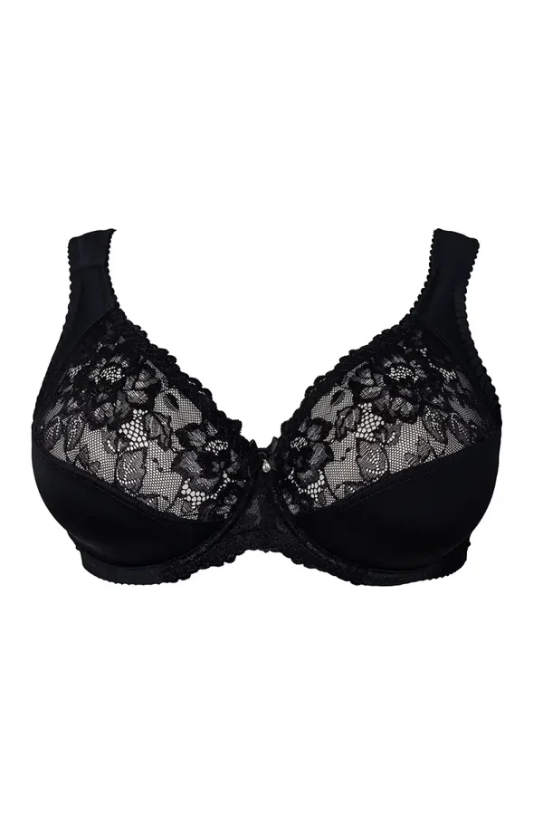 M3344 Plaisir BH Annette 3-delige cup – Zwart – Maten D 80 t/m I 100