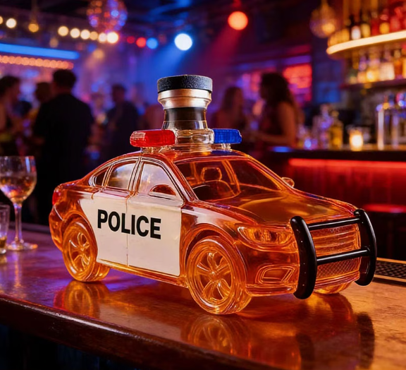 M4KM705G95K Politieauto Karaf – Unieke Klassieke Auto Wijn- & Whiskeydecanter