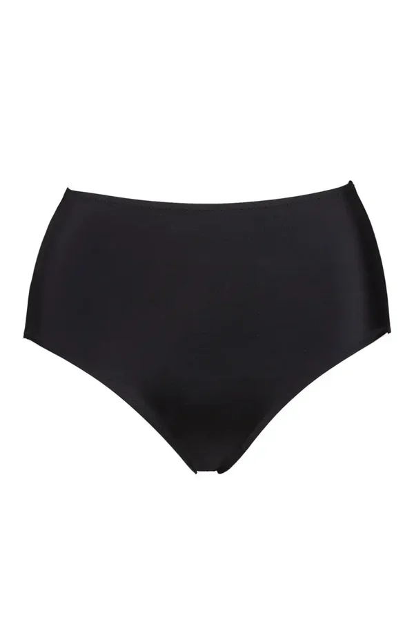 MT0006 PLAISIR Bikini Maxi Slip – Zwart –  Maten 42 t/m 56