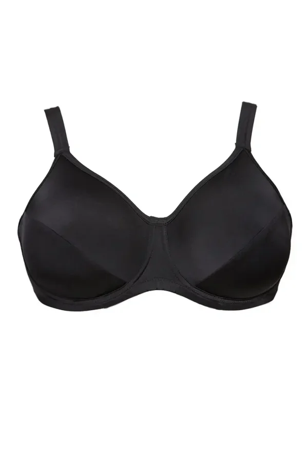 MT0051 Plaisir Bikini Top Zwart - Maten C-80 t/m H-105
