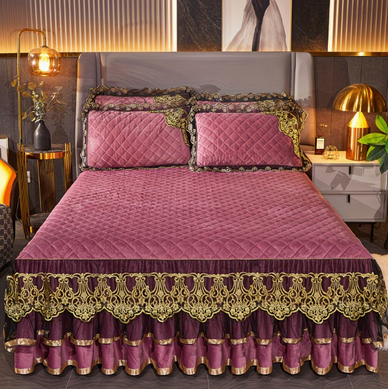 MXE5528716 Bedrok Saint Flan Bondepaste 3-delige Set – Luxe Franse Elegantie & Ultiem Comfort – Maat 150 CM x 200 CM
