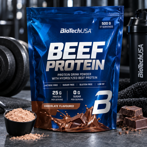 BioTechUSA Beef Protein 500 g – Gehydrolyseerd rundereiwit