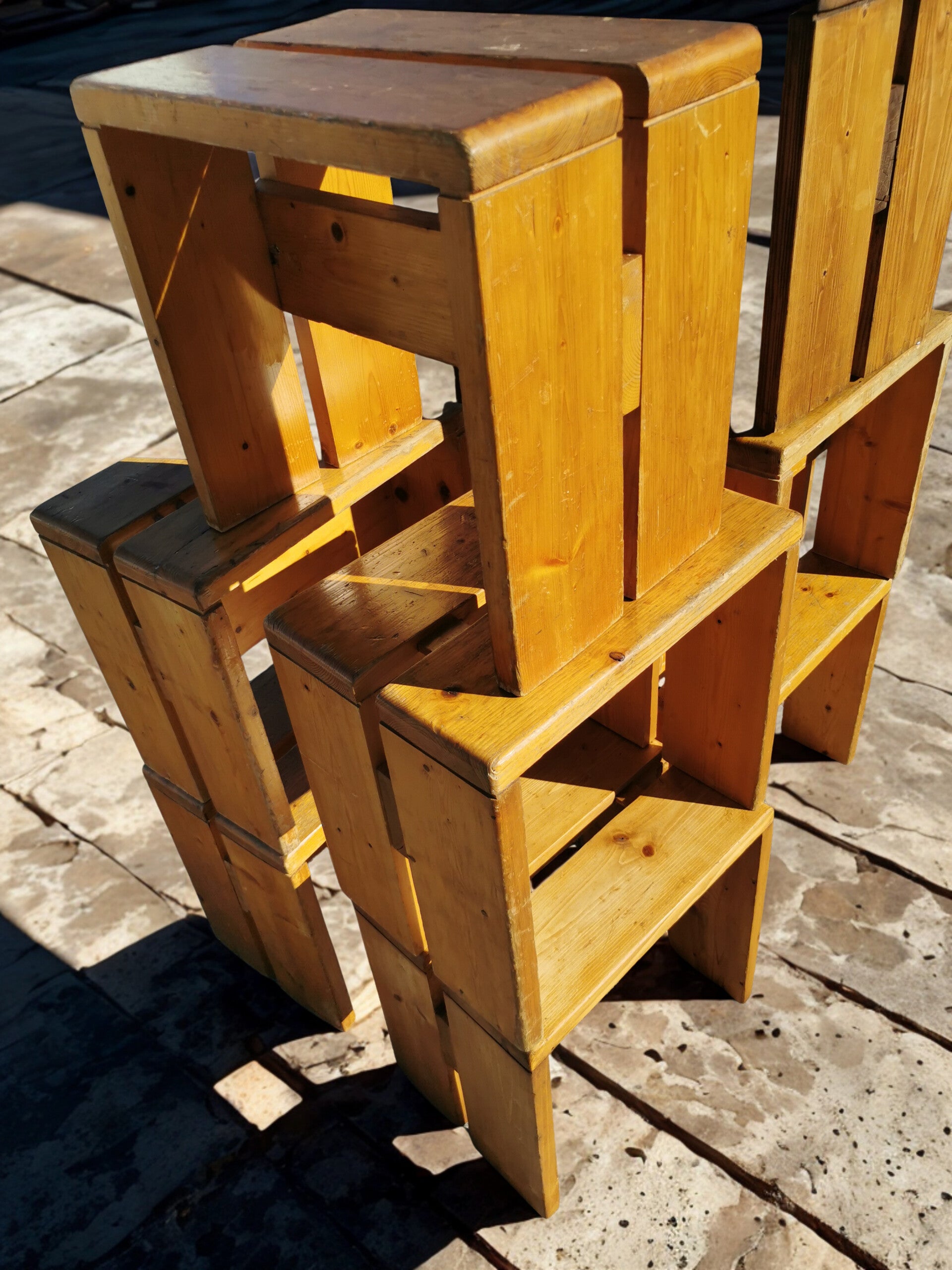 Tabourets Charlote Perriand