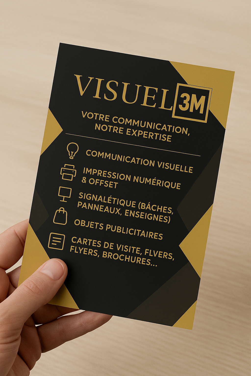 Flyer 300g/m² 100% recyclé nature offset