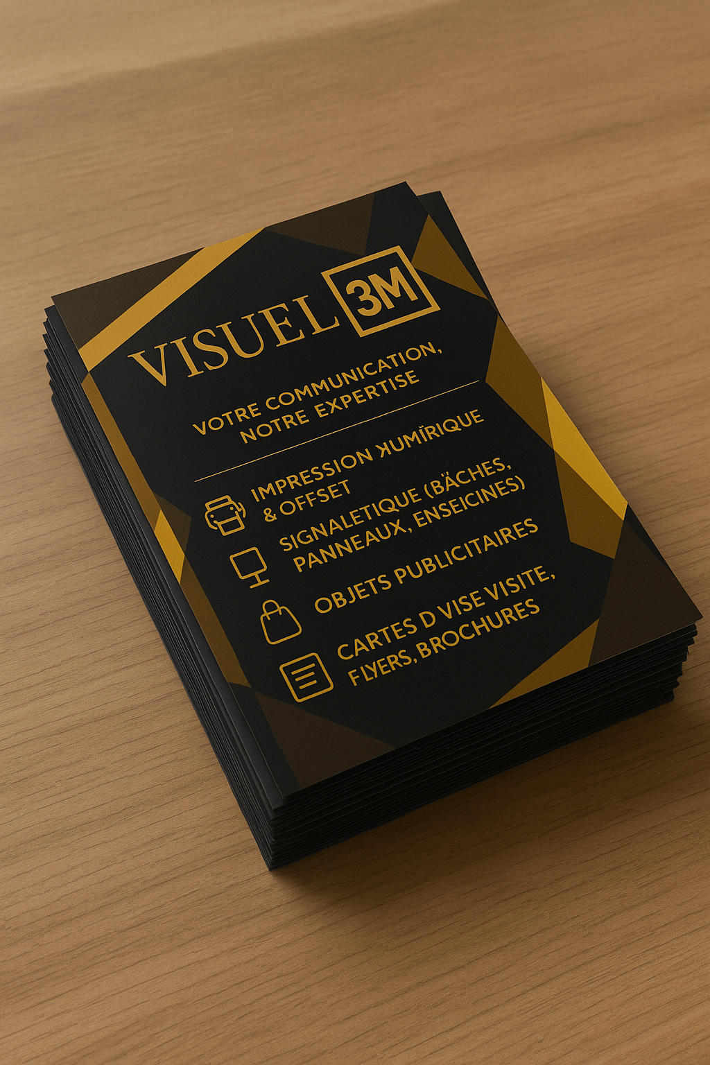 Flyer 350g/m² couché mat