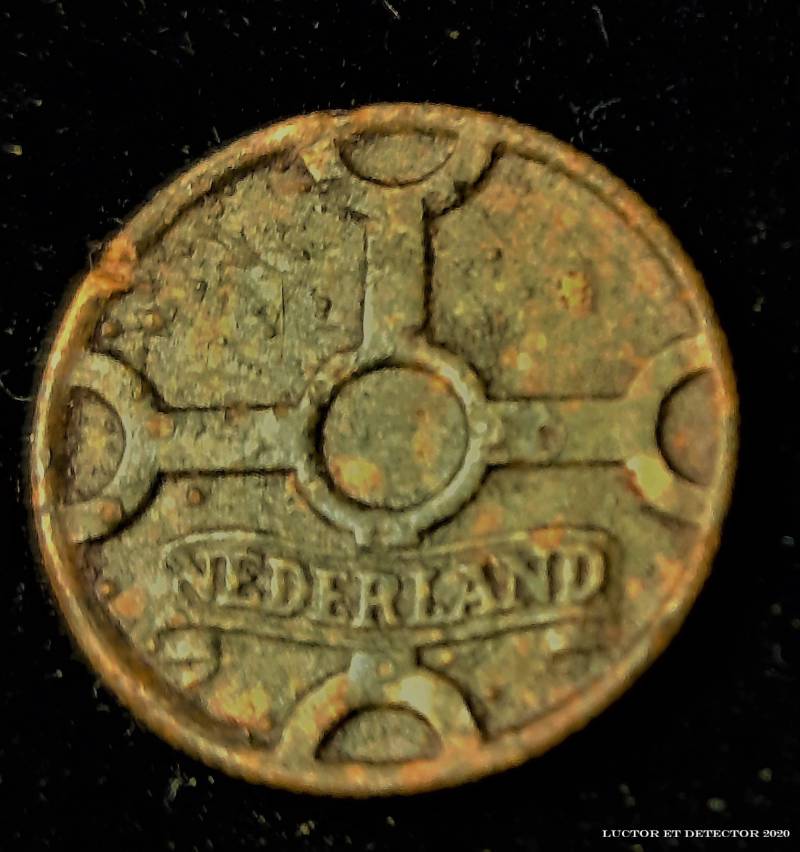Afbeelding 1 cent zink Nederland landgoed van Gapinge 10
