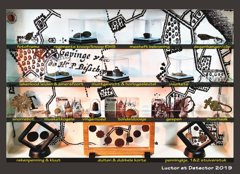 Afbeelding vitrine landgoed van Gapinge 3