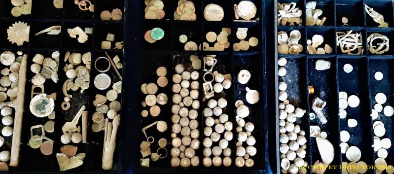 Afbeelding alle vondsten project Huijs te Gapinge 2