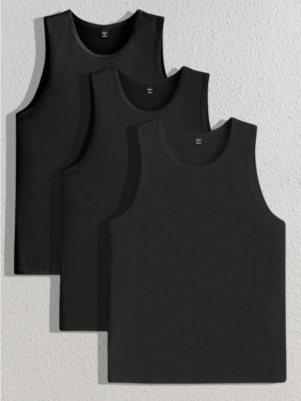 Camisetas sin mangas de punto