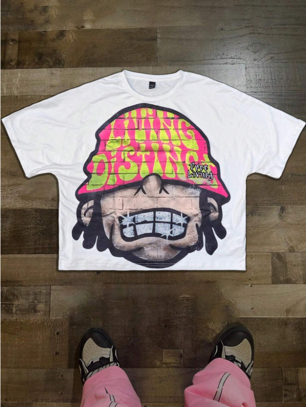 Camiseta de manga corta estilo urbano