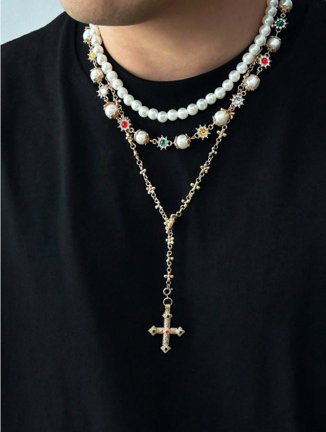 Collar vintage de lujo y minimalista