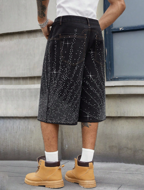 Pantalones cortos de mezclilla holgados