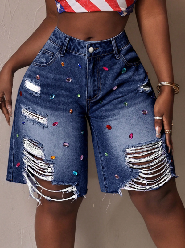 Shorts vaqueros informales