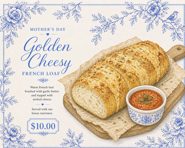 🧀🥖 Golden Cheesy French Loaf