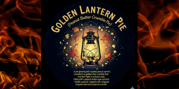 🥜 Golden Lantern Pie (Peanut Butter Crumble Pie)