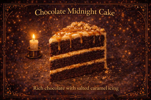 🍫 Chocolate Salted Caramel Cake Slice