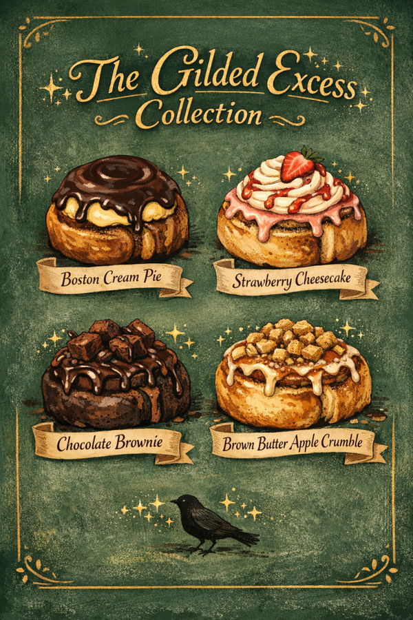 ✨ The Gilded Excess Collection  Signature Cinnamon Rolls