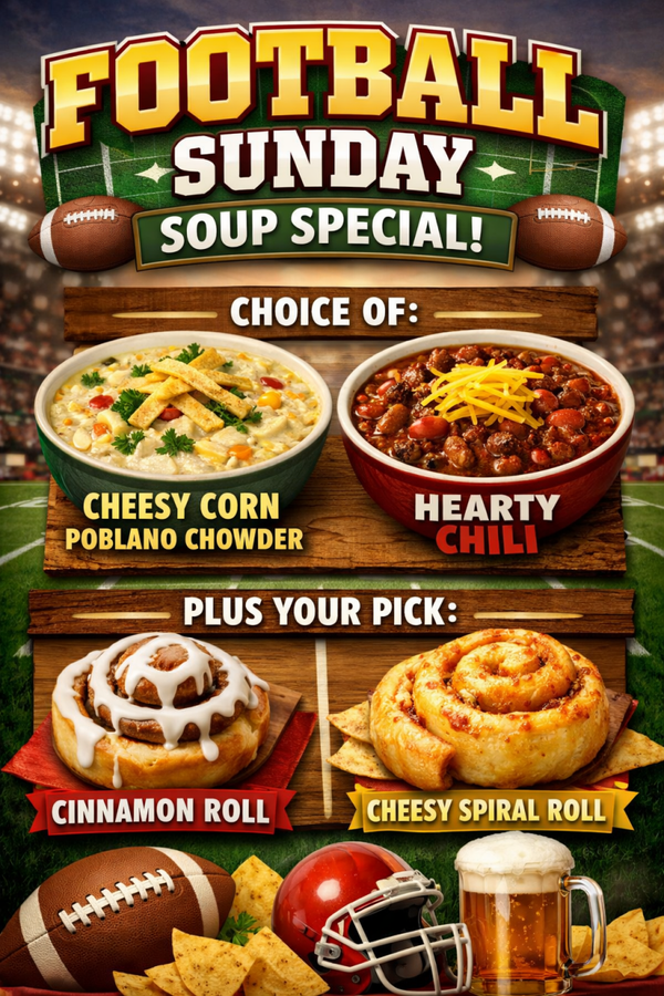 🏈 Football Sunday Soup Special !!!