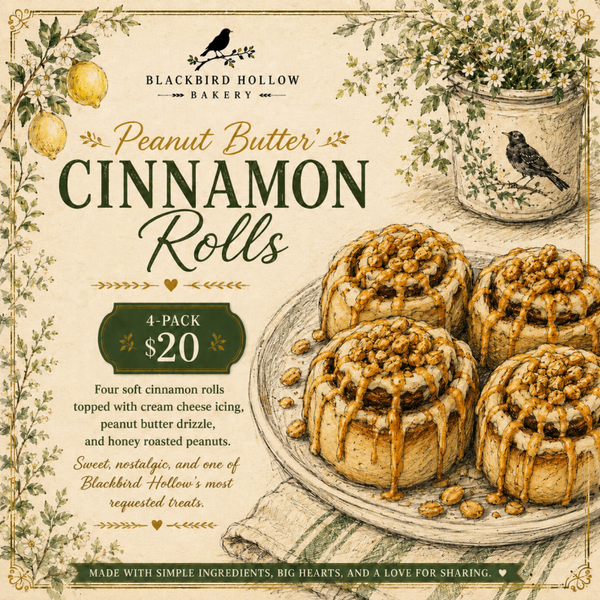 🥜 Peanut Butter Cinnamon Rolls