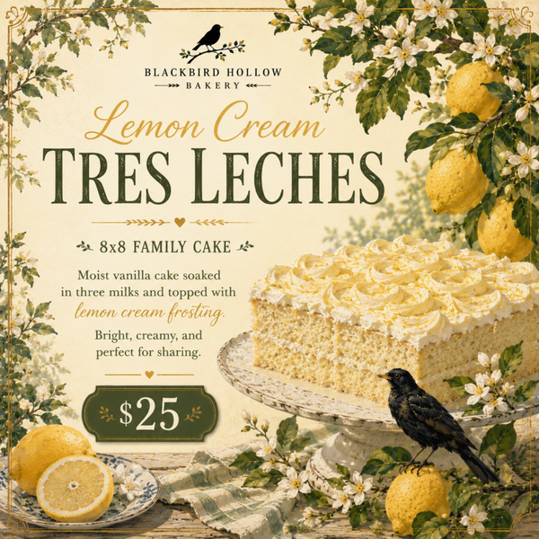 🍋 Lemon Cream Tres Leches