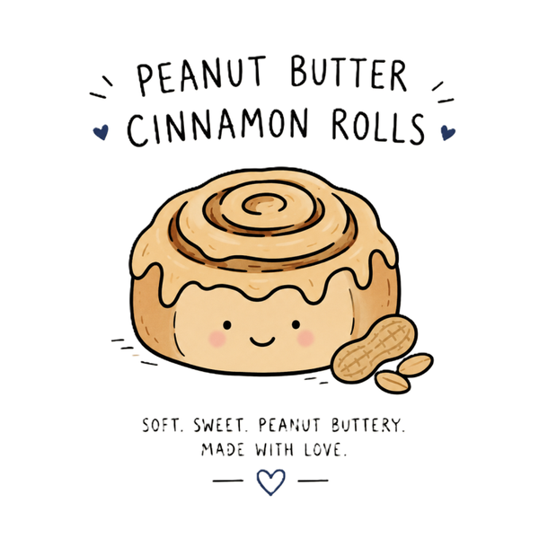 🥜 Peanut Butter Cinnamon Rolls 3 count