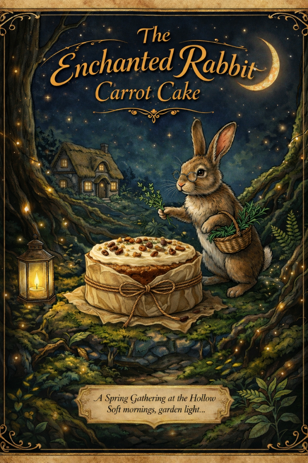 🐇 The Enchanted Rabbit Carrot Cake