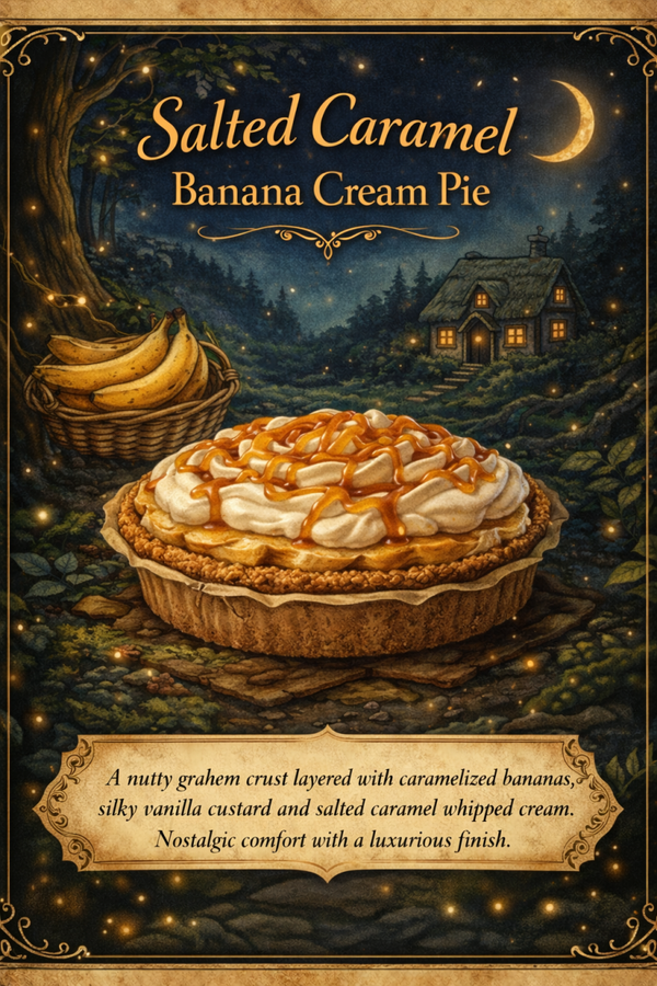 🍌 Salted Caramel Banana Cream Pie