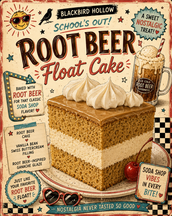 🍺 Root Beer Float Cake