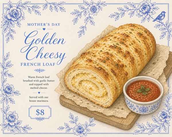 🧀🥖 Golden Cheesy French Loaf