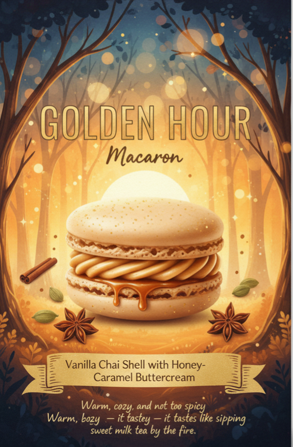 🍯  Golden Hour Macaron (6 Count)